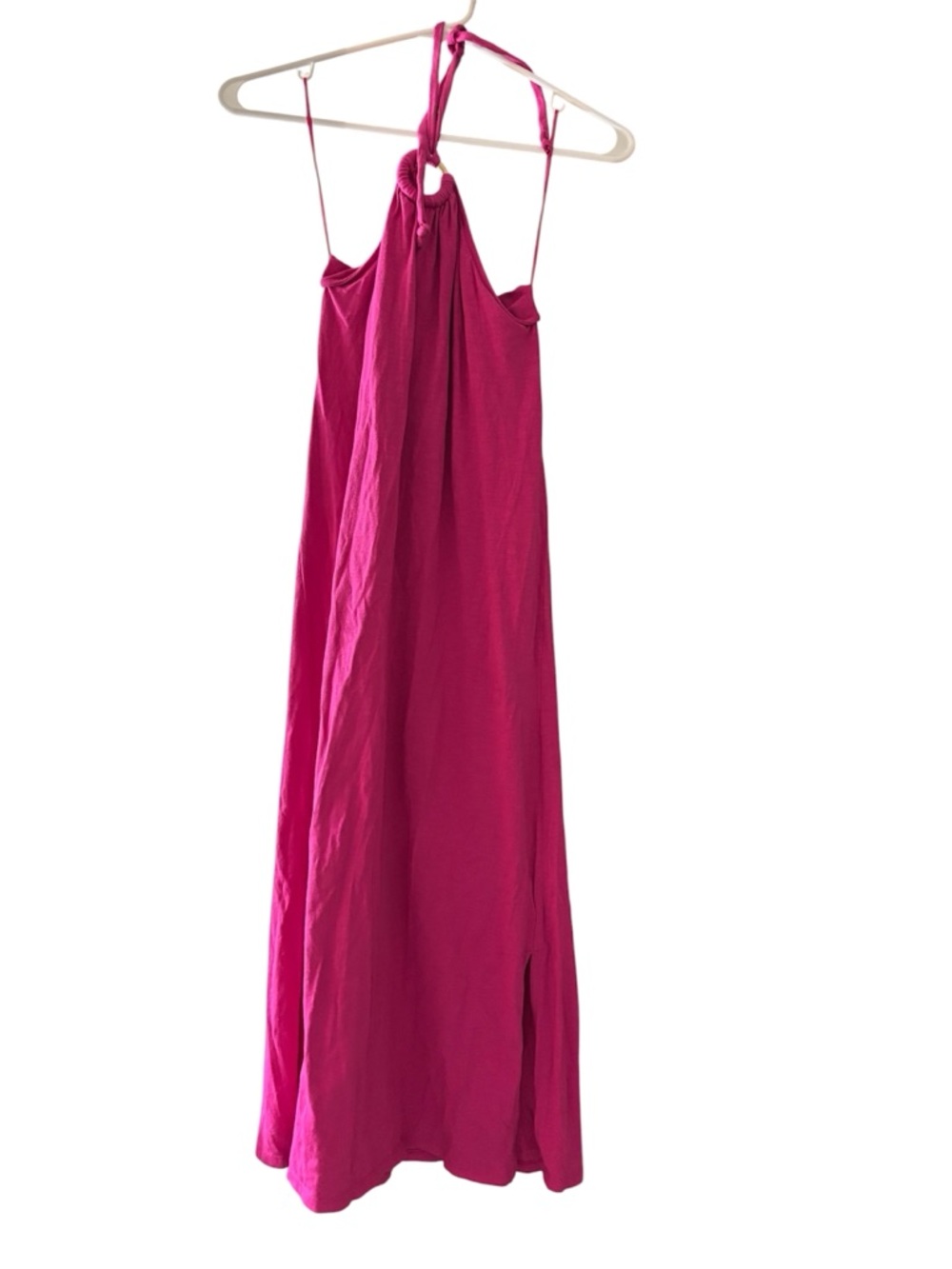 Old Navy Hot Pink Halter Maxi Dress